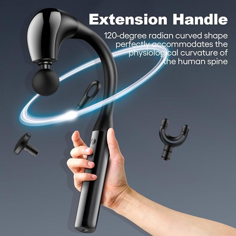 Fronnor Revolutionary U Shaped Massage Gun Back Massager for Pain Relief Deep Tissue Body